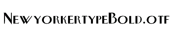 NewyorkertypeBold