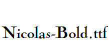 Nicolas-Bold