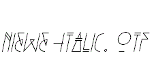 Niewe-Italic