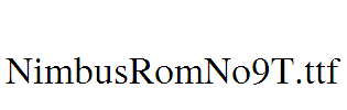 NimbusRomNo9T