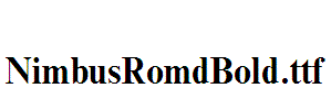 NimbusRomdBold