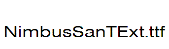 NimbusSanTExt