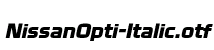 NissanOpti-Italic