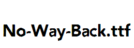 No-Way-Back