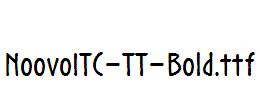 NoovoITC-TT-Bold