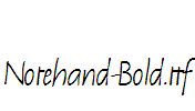 Notehand-Bold