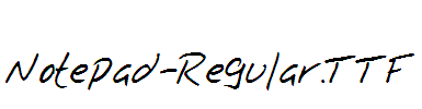 Notepad-Regular