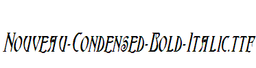 Nouveau-Condensed-Bold-Italic