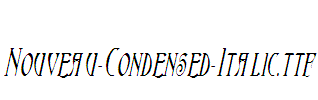 Nouveau-Condensed-Italic