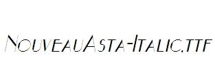 NouveauAsta-Italic