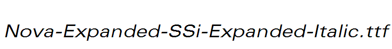 Nova-Expanded-SSi-Expanded-Italic