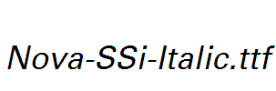 Nova-SSi-Italic