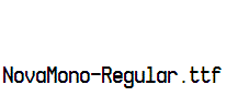 NovaMono-Regular