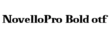 NovelloPro-Bold