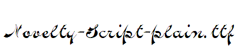 Novelty-Script-plain