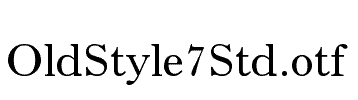 OldStyle7Std