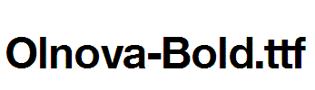 Olnova-Bold