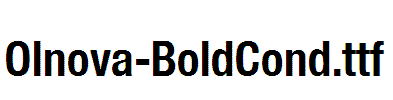 Olnova-BoldCond