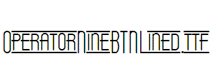 OperatorNineBTNLined