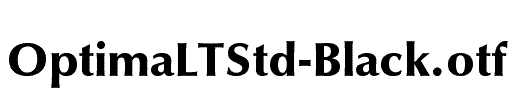 OptimaLTStd-Black