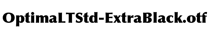 OptimaLTStd-ExtraBlack