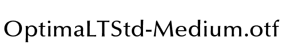 OptimaLTStd-Medium