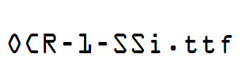 OCR-1-SSi