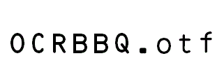 OCRBBQ