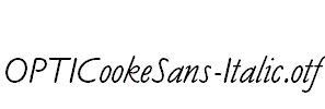 OPTICookeSans-Italic