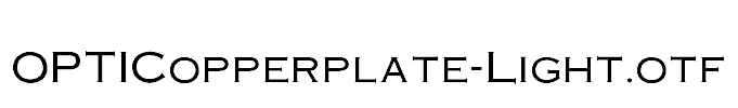 OPTICopperplate-Light