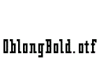 OblongBold