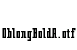 OblongBoldA