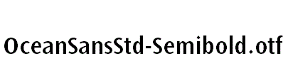 OceanSansStd-Semibold