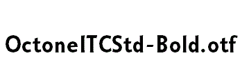 OctoneITCStd-Bold