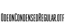 OdeonCondensedRegular