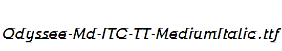 Odyssee-Md-ITC-TT-MediumItalic