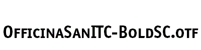 OfficinaSanITC-BoldSC