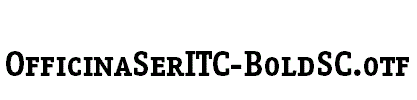 OfficinaSerITC-BoldSC