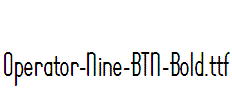 Operator-Nine-BTN-Bold