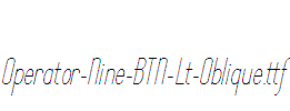 Operator-Nine-BTN-Lt-Oblique