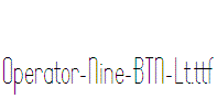 Operator-Nine-BTN-Lt