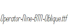 Operator-Nine-BTN-Oblique