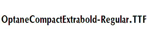 OptaneCompactExtrabold-Regular