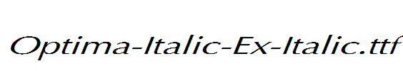 Optima-Italic-Ex-Italic