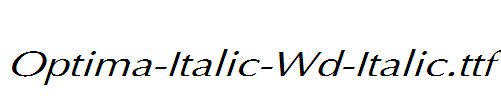 Optima-Italic-Wd-Italic