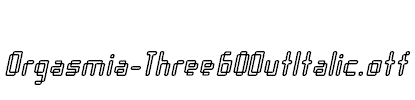 Orgasmia-Three60OutItalic