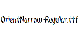 OrientNarrow-Regular