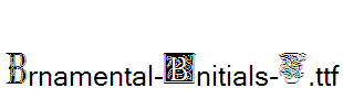 Ornamental-Initials-B