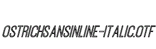 OstrichSansInline-Italic