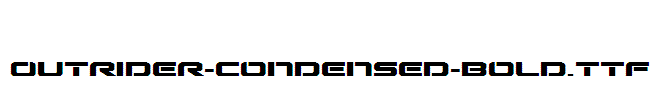 Outrider-Condensed-Bold